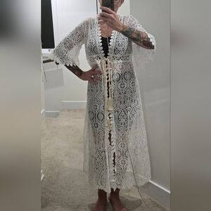 Elegant Ivory Kimono